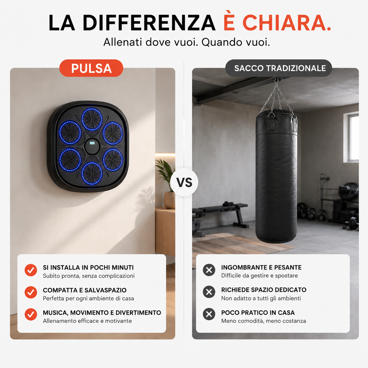 PULSA Boxing – Guantini + Fascia Sportiva IN OMAGGIO